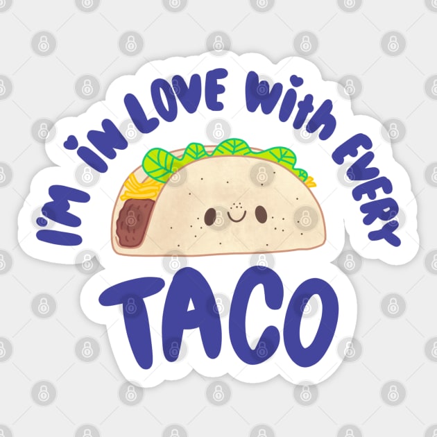 In Love With Tacos Sticker by TurboErin